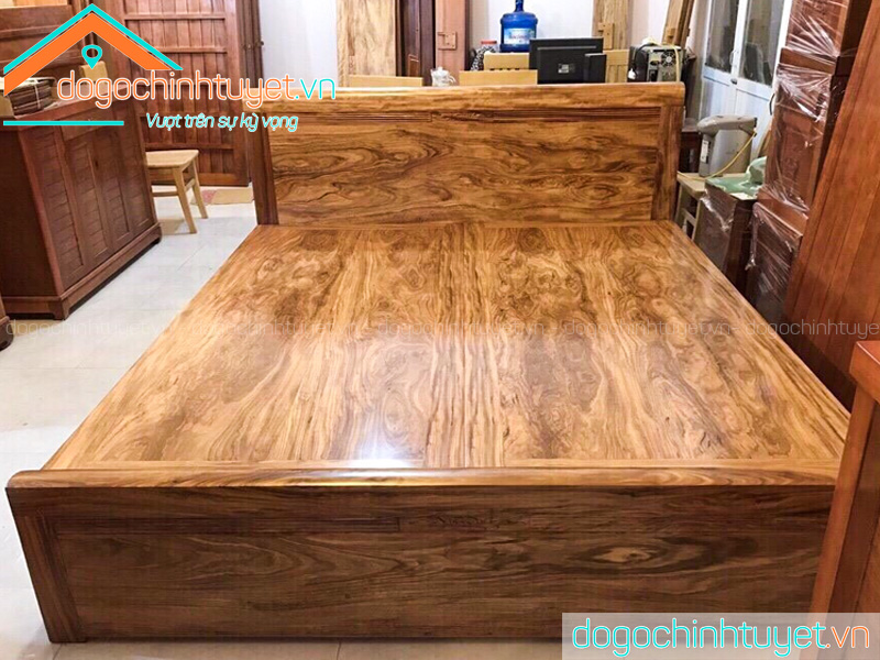 Giường ngủ ở Thái Bình gỗ Hương Xám